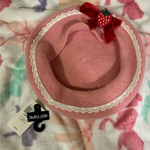 Hot Topic Strawberry Beret